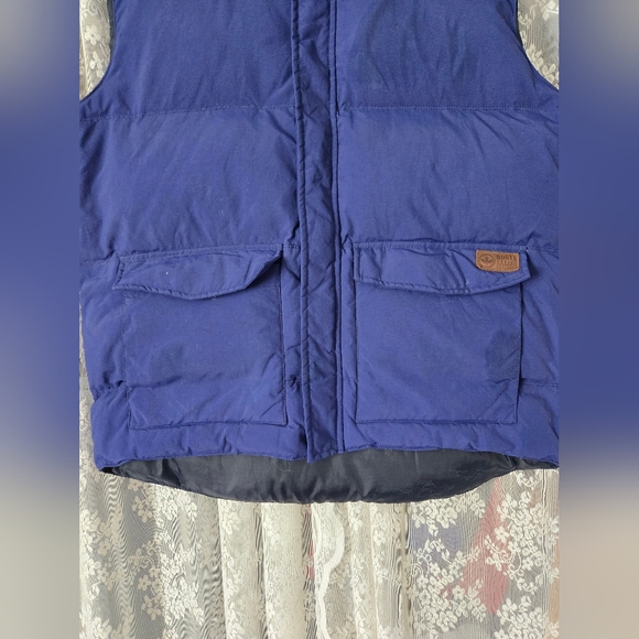 🍁 Roots Canada Vintage Down Puffer Vest | 1970s Heritage Label | Mens LG | Blue - Picture 3 of 16